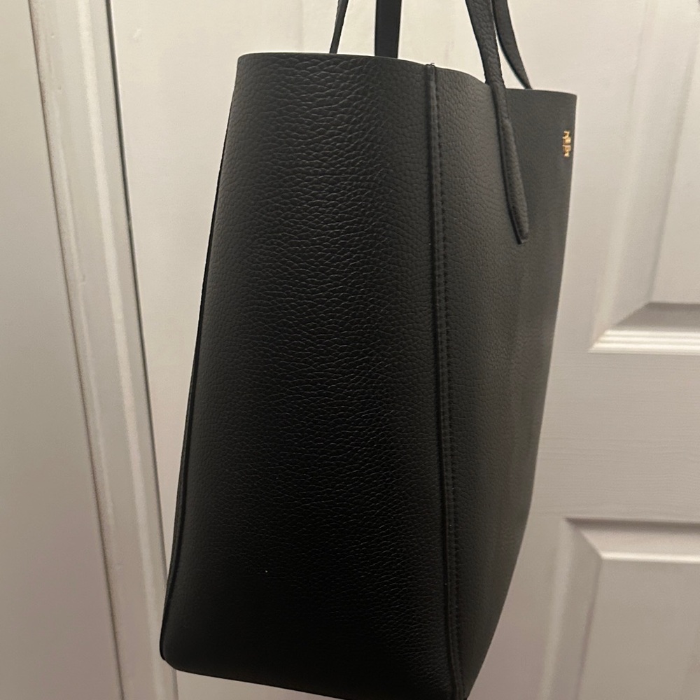 Tory Burch Black Leather Tote - Picture 3 of 12